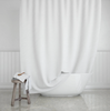 Duschdraperi Estia white - 180x200