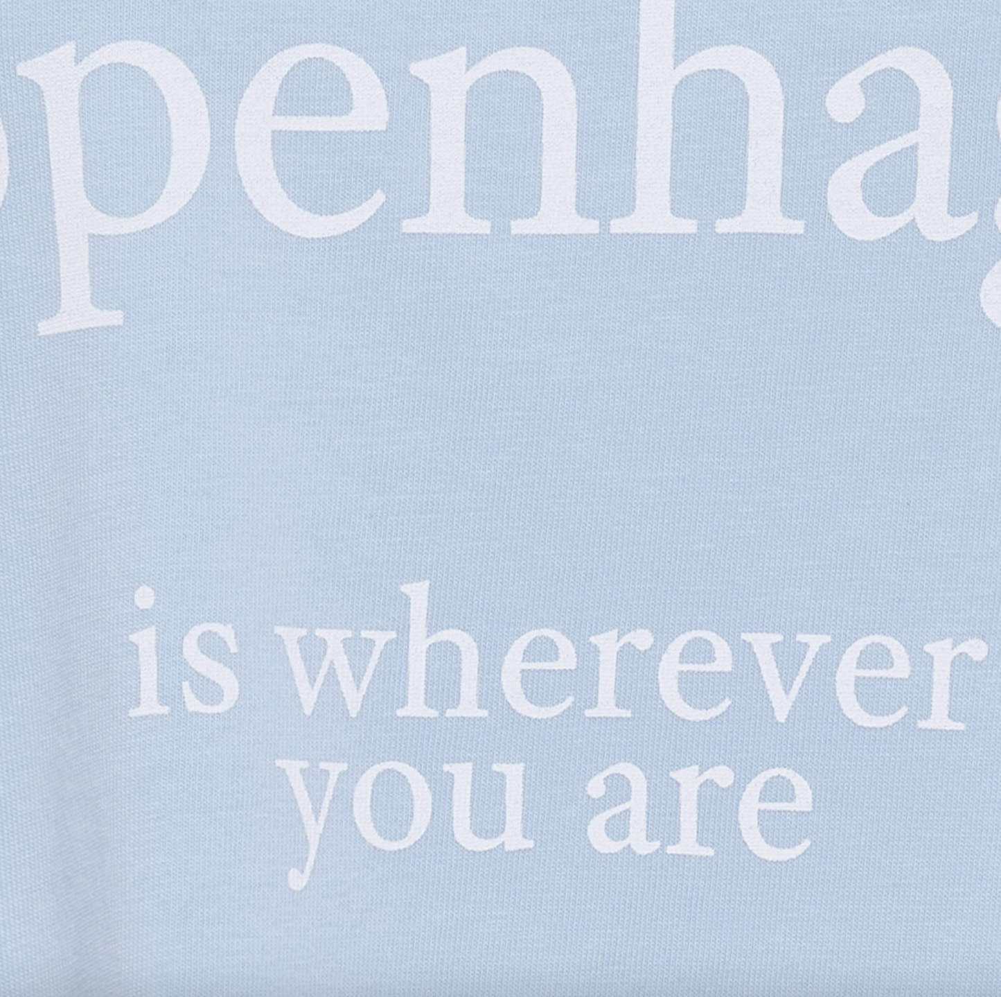 T-shirt Copenhagen - Celeste