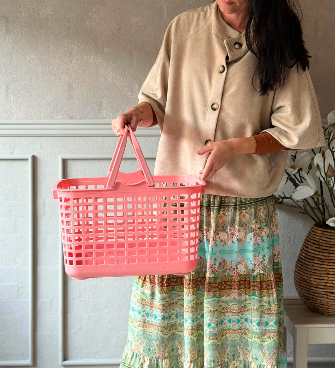 Förvaringskorg Rosa - Summer deal