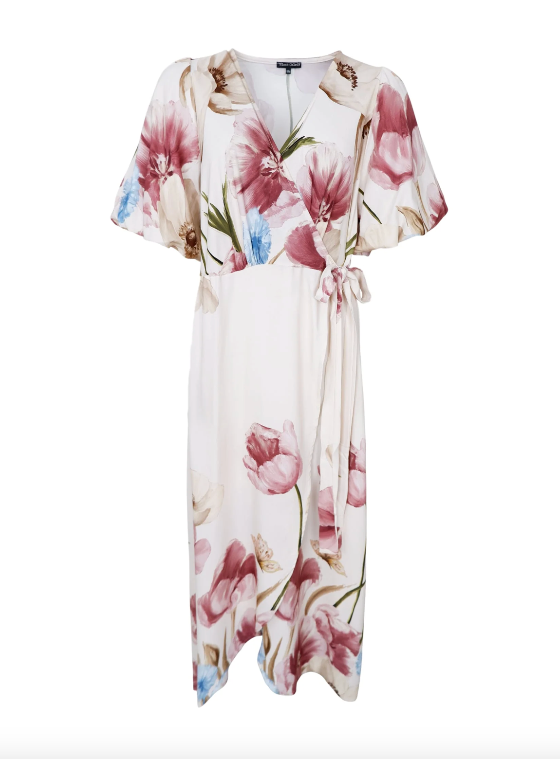 Kjole BELL wrap - Creme