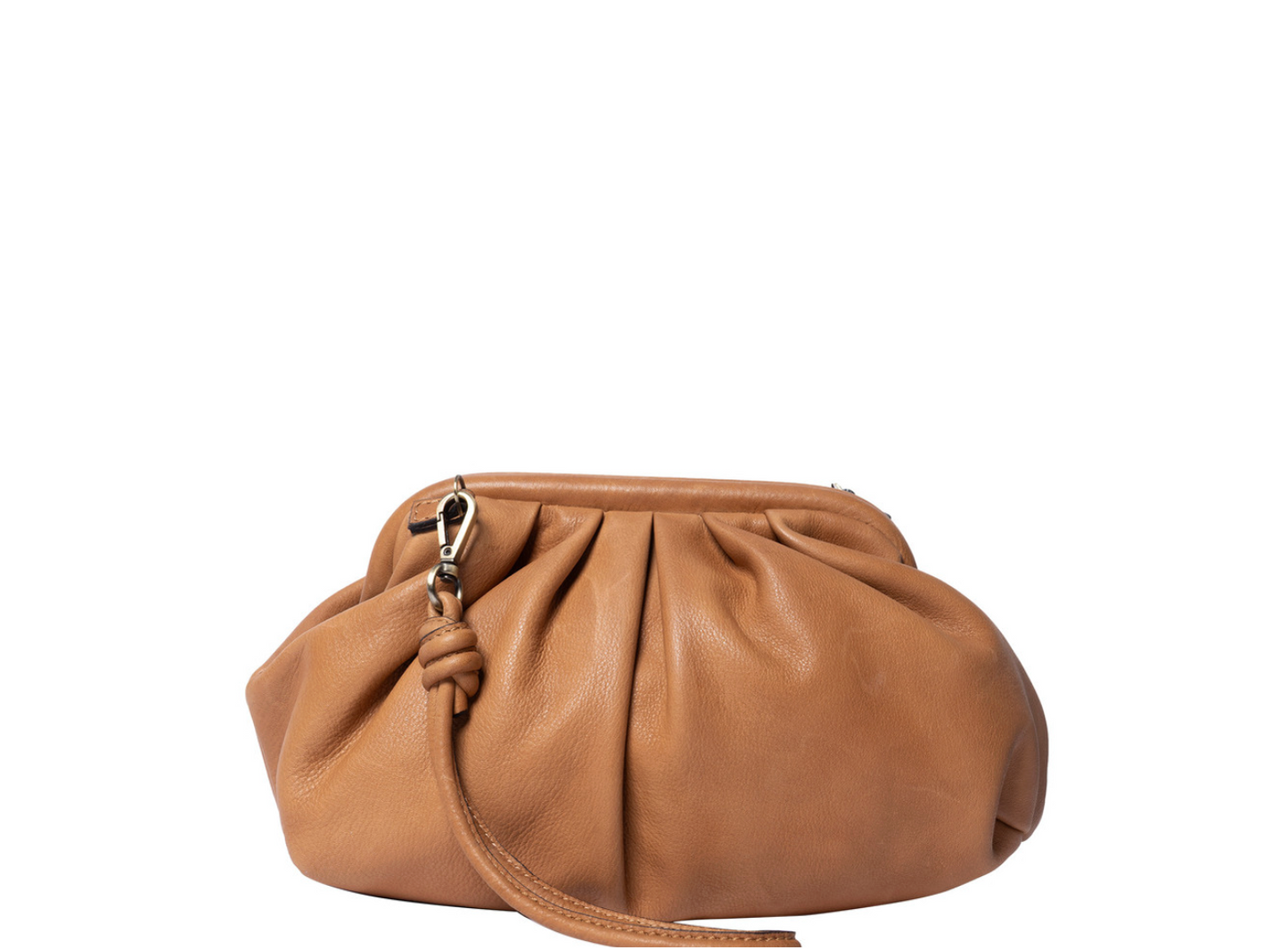 Clutch / skinnväska Noha big cognac