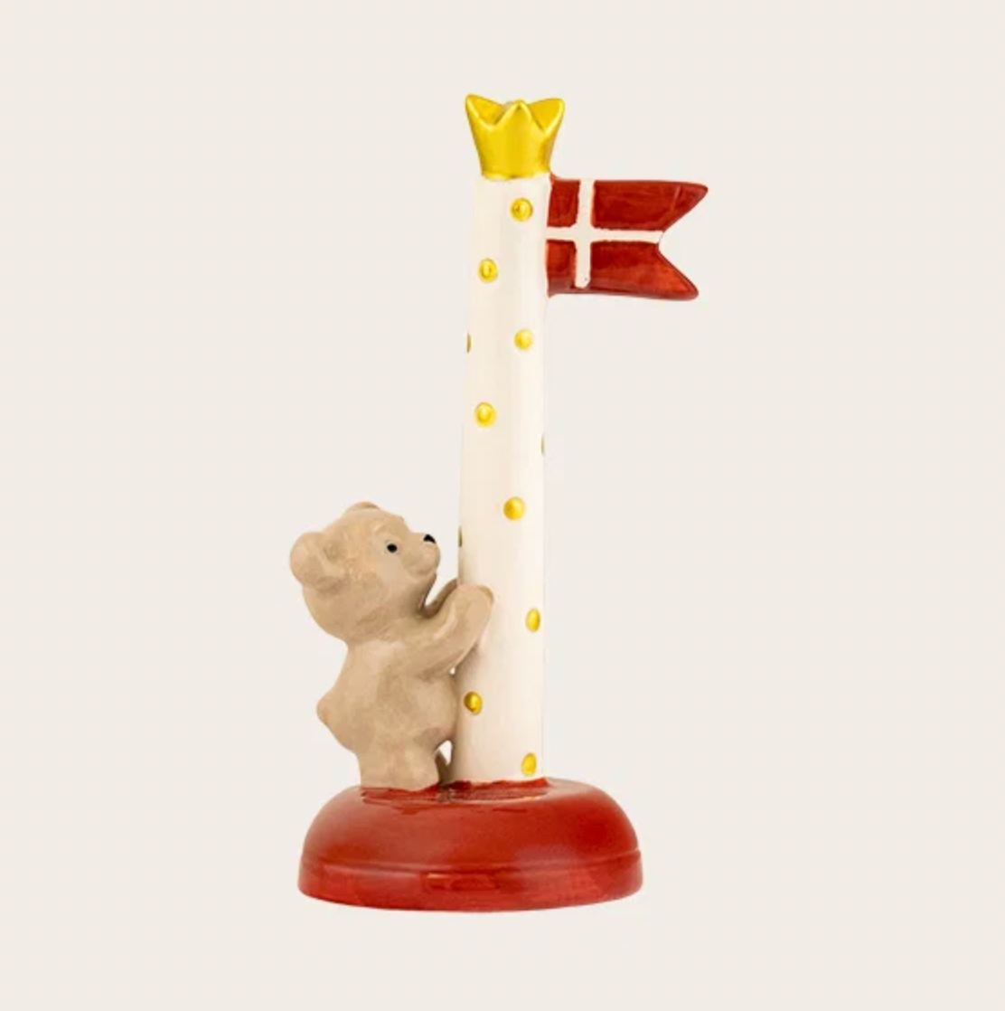 Flagga keramik – Bamse 14 cm
