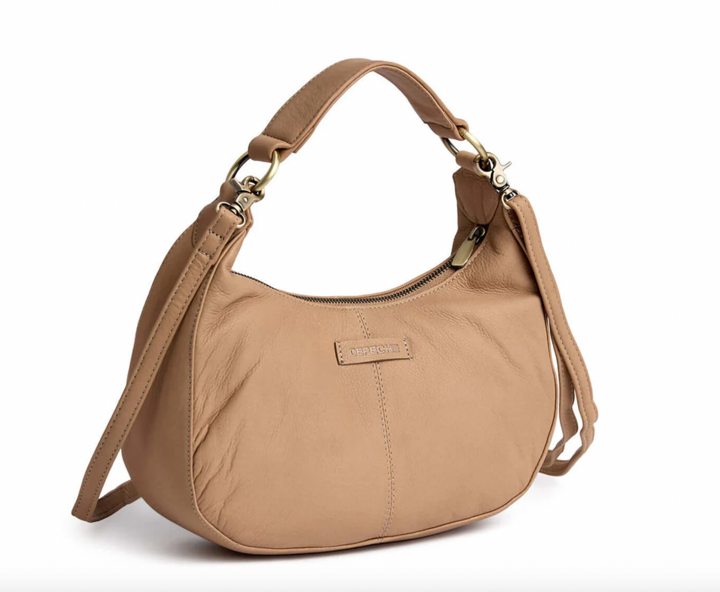 Elegant crossover / handväska -  Camel
