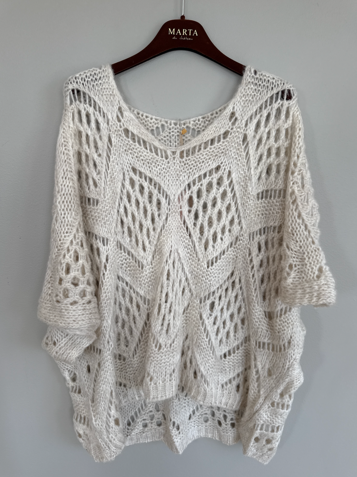 Stickad Nieve - beige