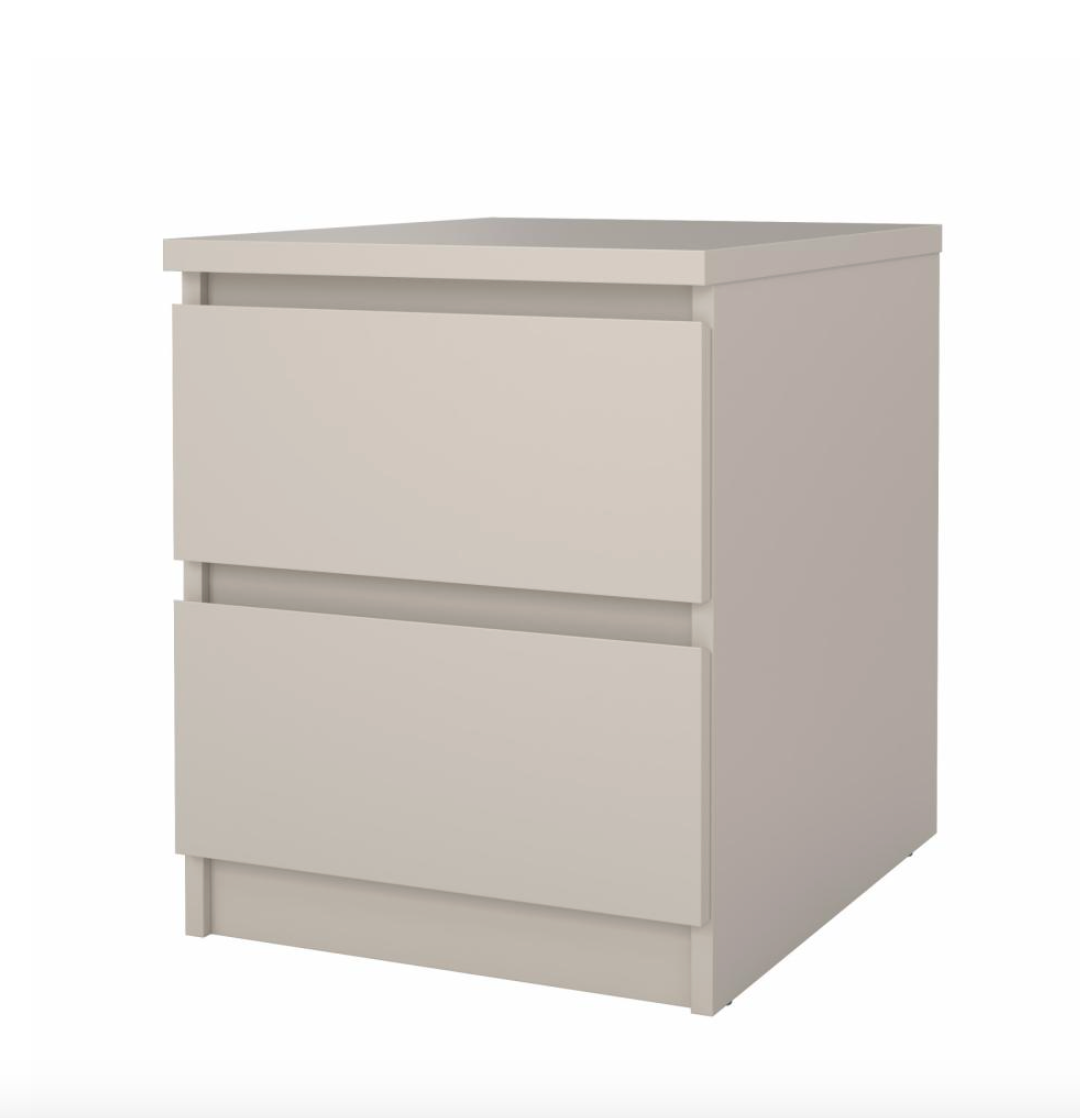 Sängbord - Cashmere med 2 lådor