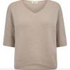 Stickad Alpaca v-ringad - Depeche