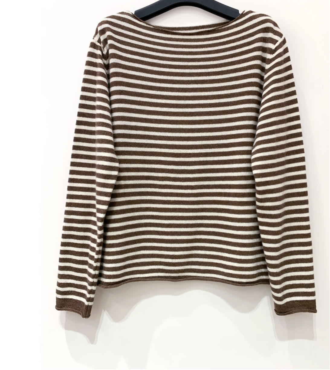 Blus Cashmere mix - Brown