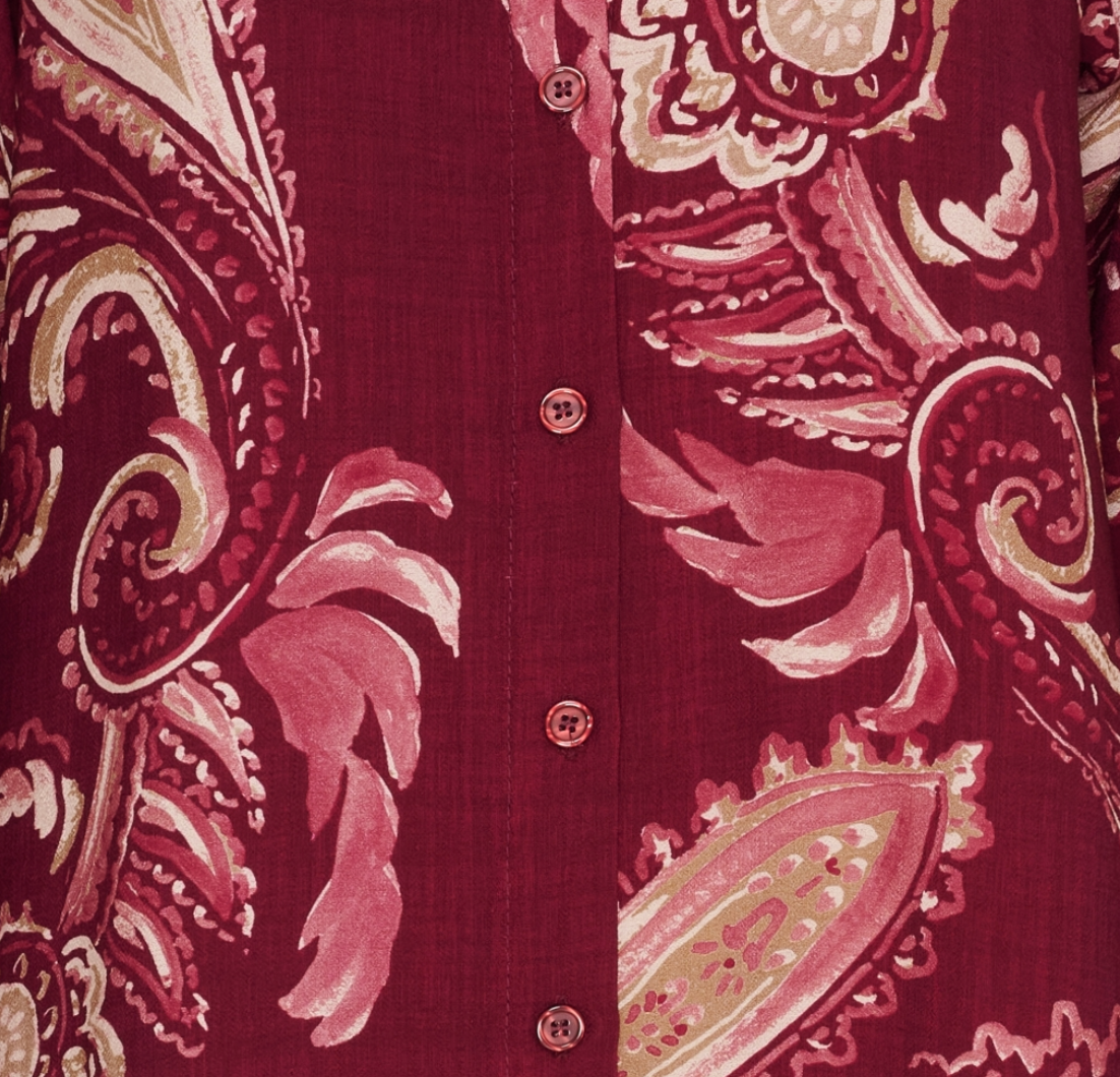 Klänning Moss Bordeaux
