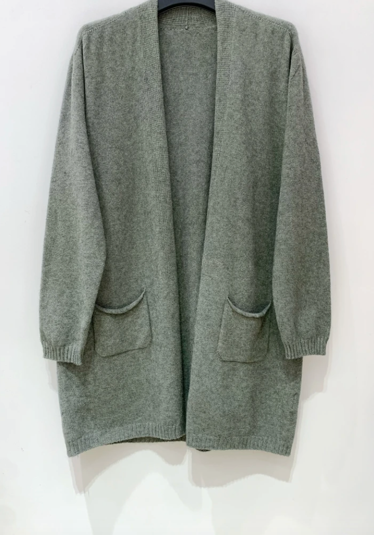Cardigan kaki