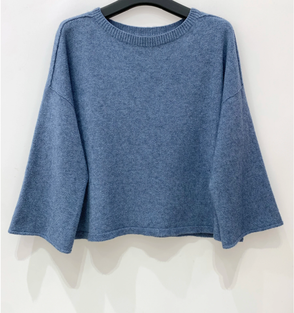 Tröja med 3/4-ärmar - Jeans