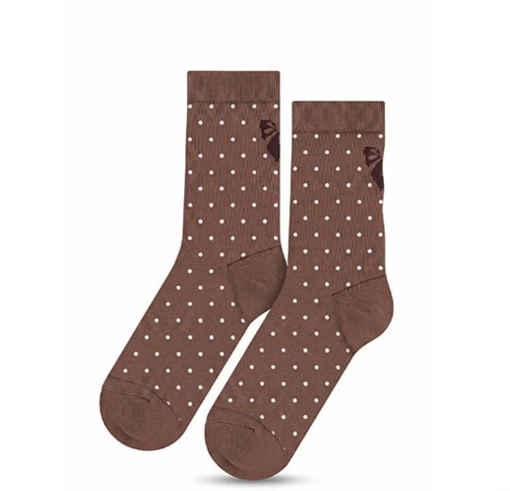Strumpor dots och rosett - 37-41