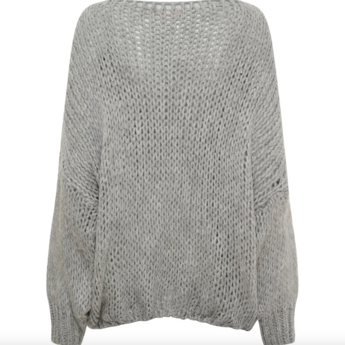 Stickad Lumina Grigio – Grå stickad tröja