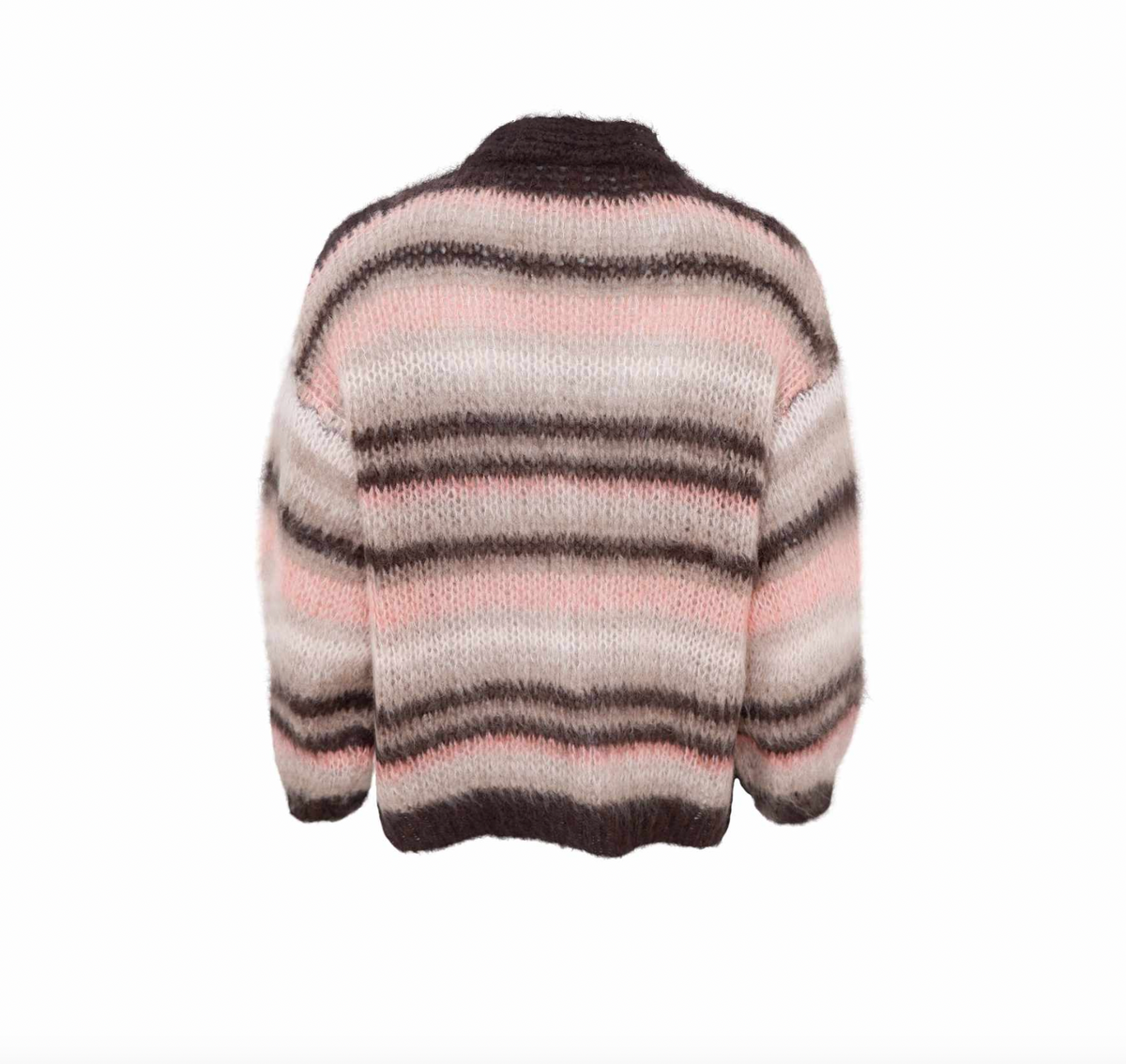 Cardigan CALANA – Randig stickad cardigan