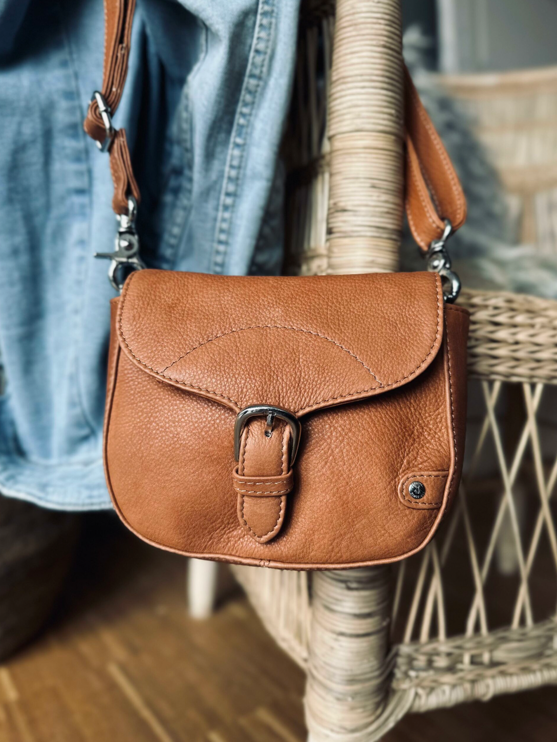 Crossbody Aura Cognac