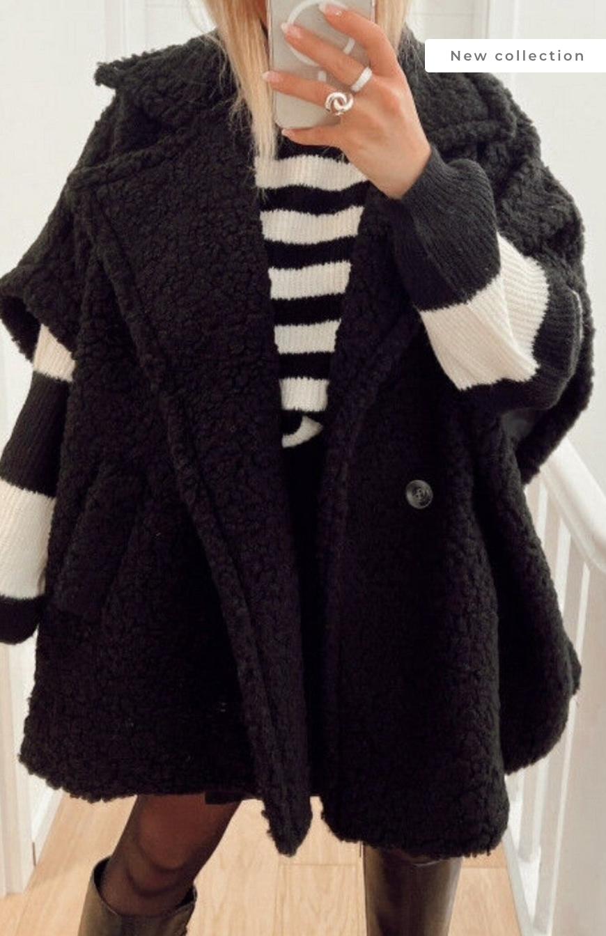Väst oversize Molly Black
