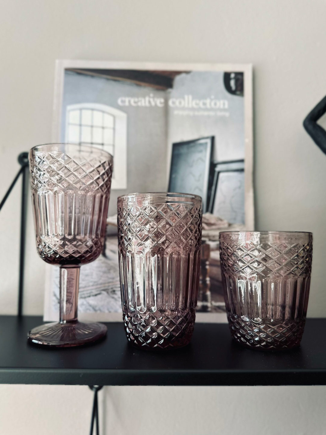 Dricksglas French Rose - Stor