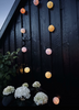 LED-ljusslinga med solceller - PASTEL Mix 1