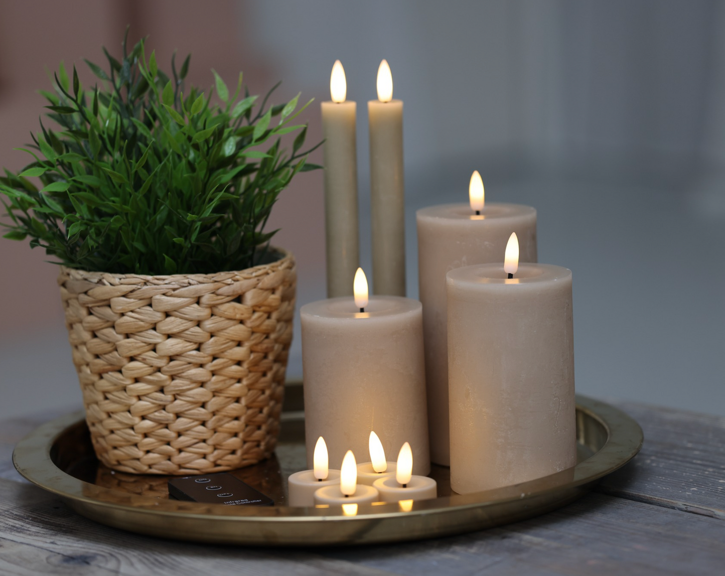 LED Ljuspaket med 10 delar – Sand