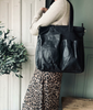Shopper Black Lux – Kalvskinn