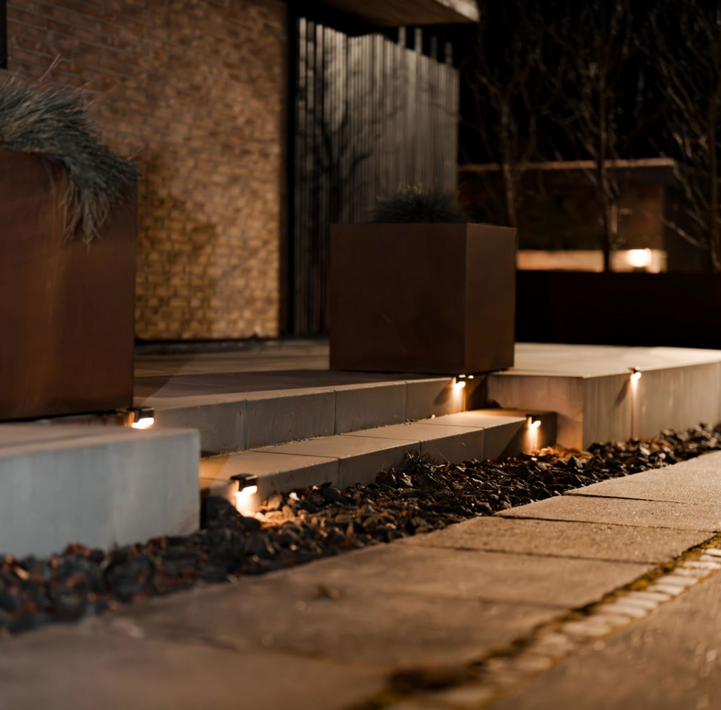 Trappbelysning med solceller - 4 st.