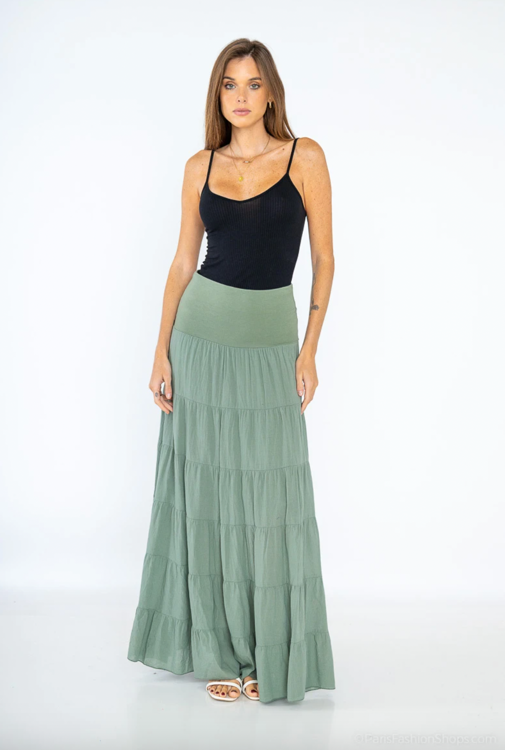 Kjol Boheme cotton – S/M Green