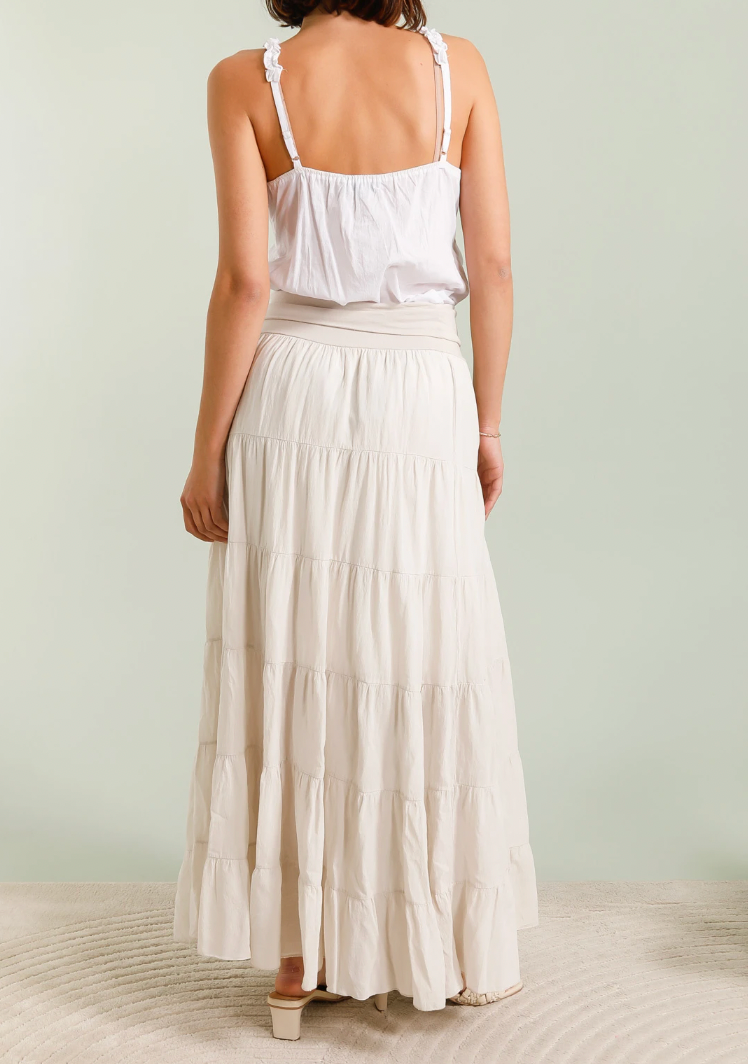 Kjol Boheme cotton – S/M Beige