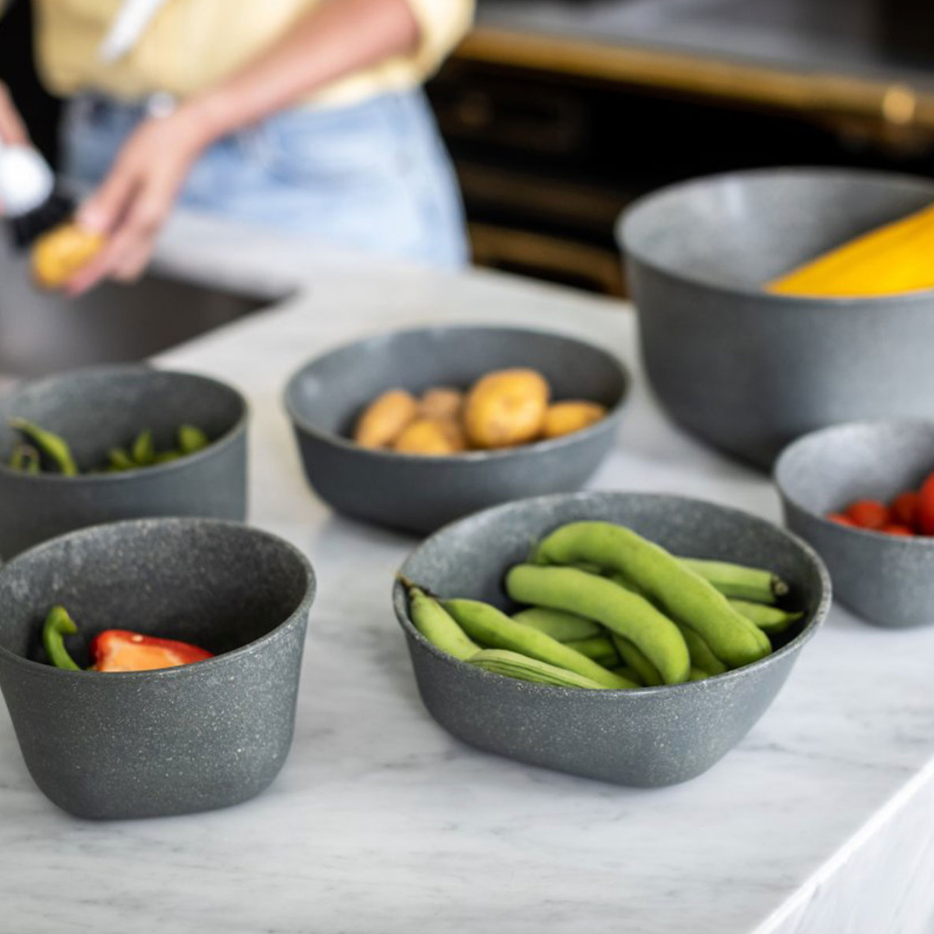 Förvaringsburkar Bio-circular – 100% naturlig - Flera storlekar