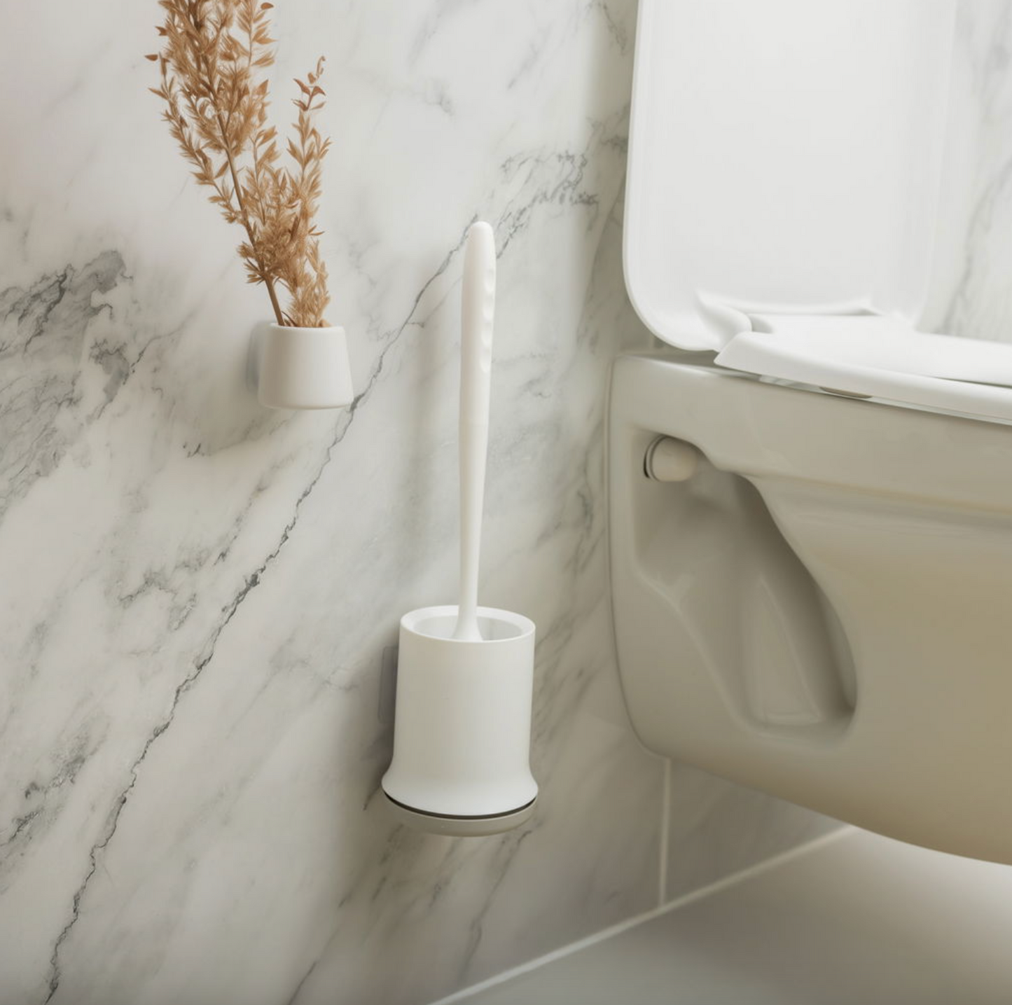 Toalettborste med upphängning - Silikon