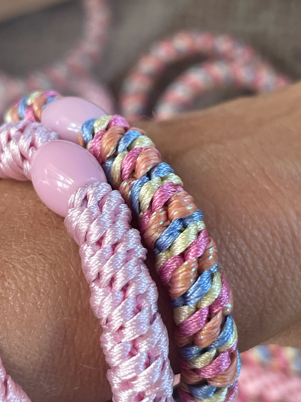 Hårsnoddar Supreme Soft pink - 4 st.