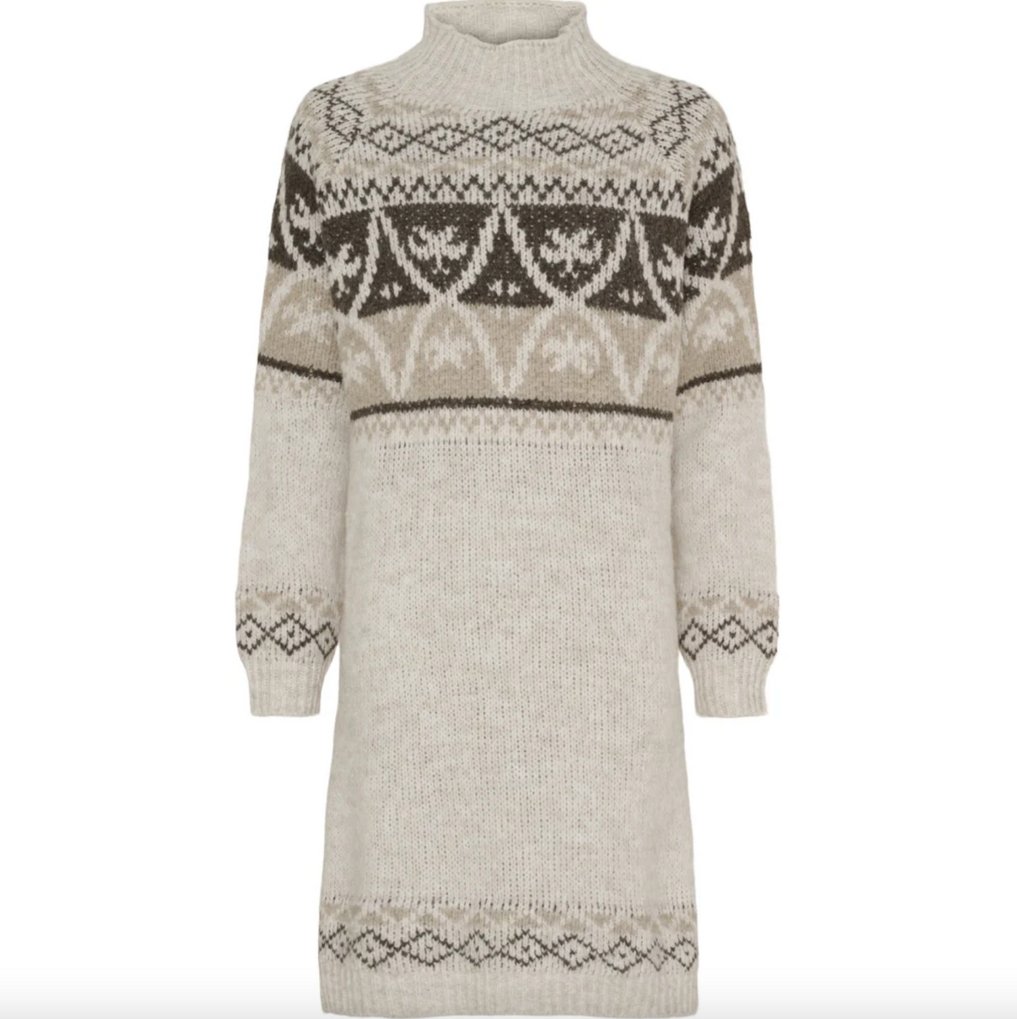 Stickad Klänning Vinter