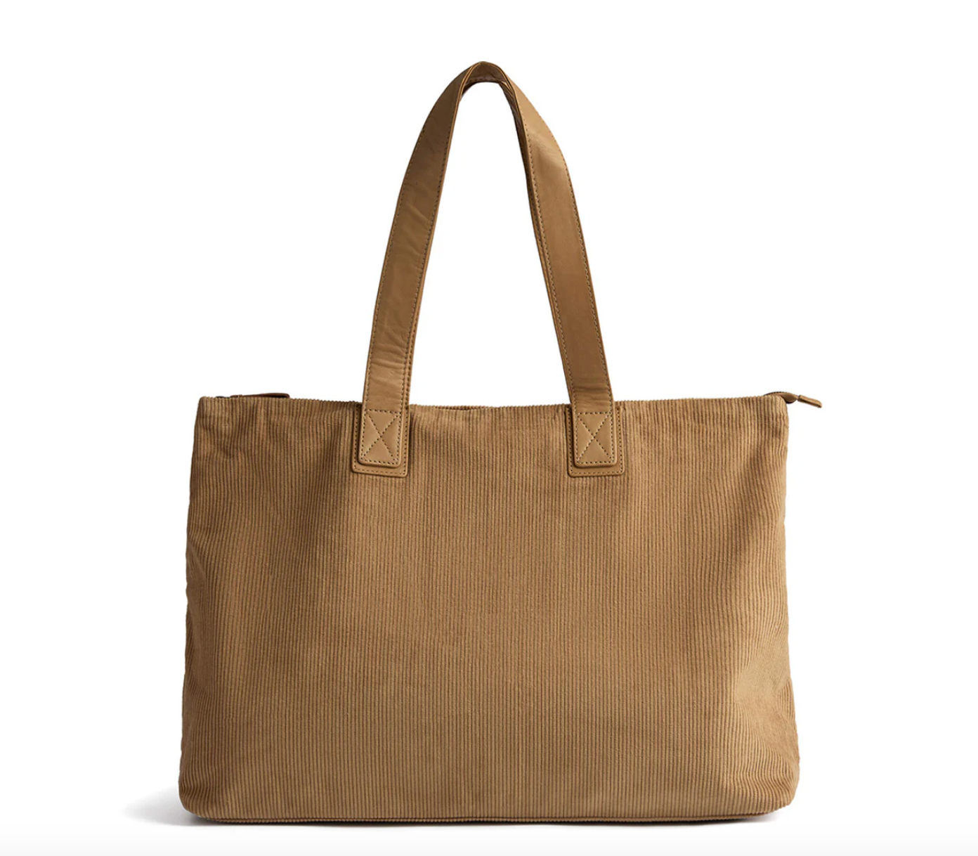 Shopper Sammet - Tan
