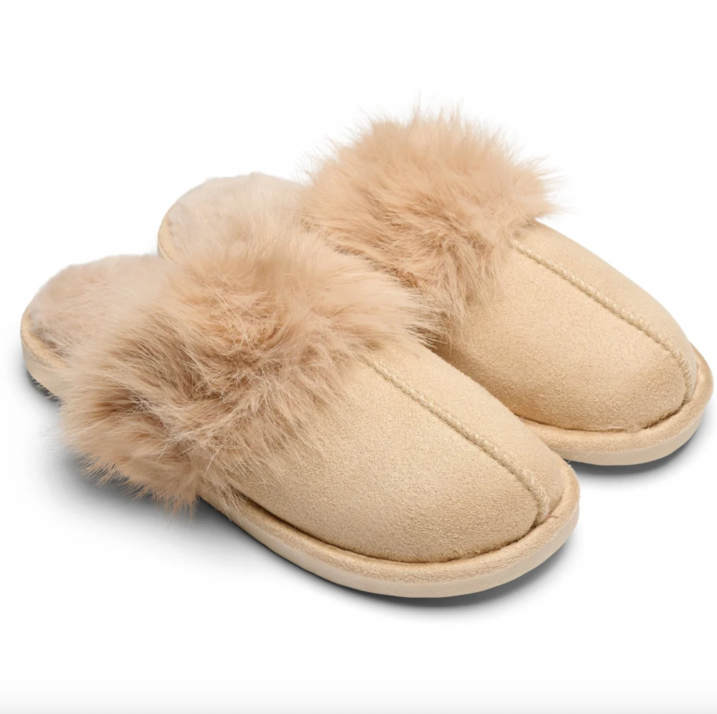 Tofflor - Ljus Beige