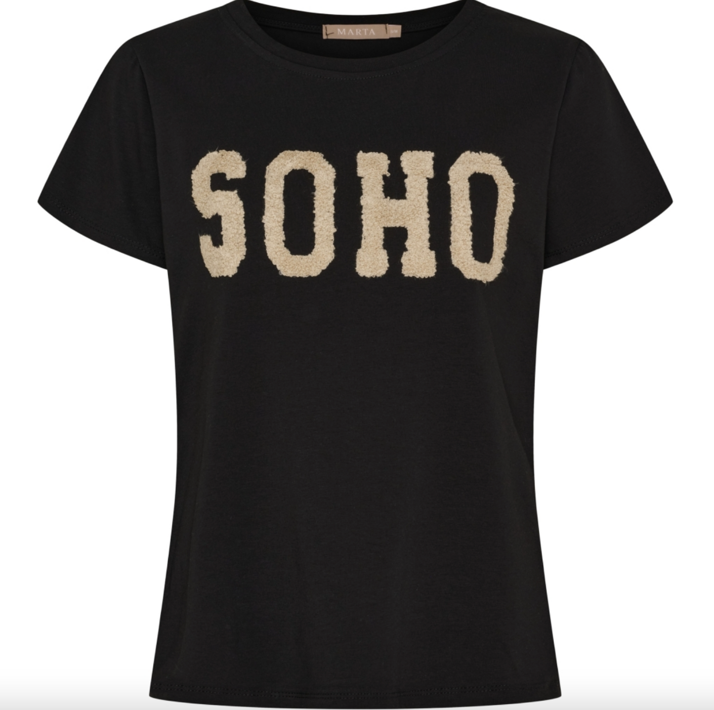 T-shirt SOHO - Svart / Beige