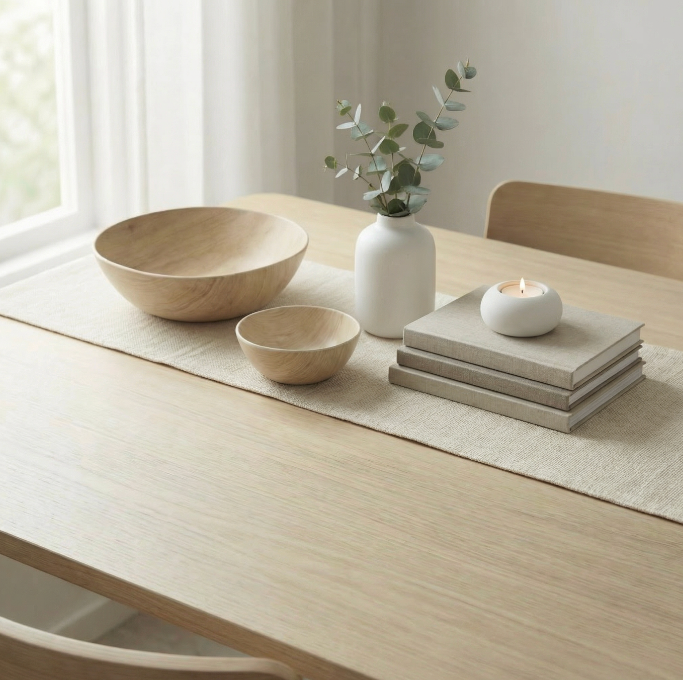 Skål Wood melamin - Flera storlekar