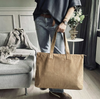 Shopper Sammet - Tan