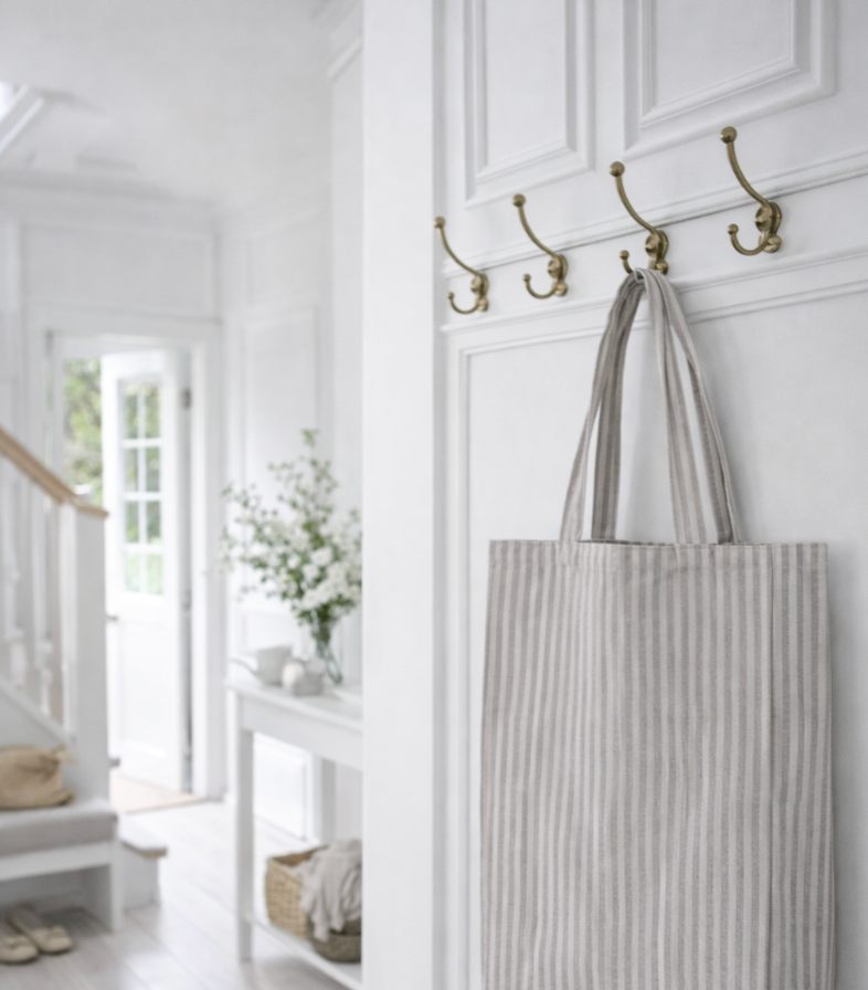 Shopper Grå ränder