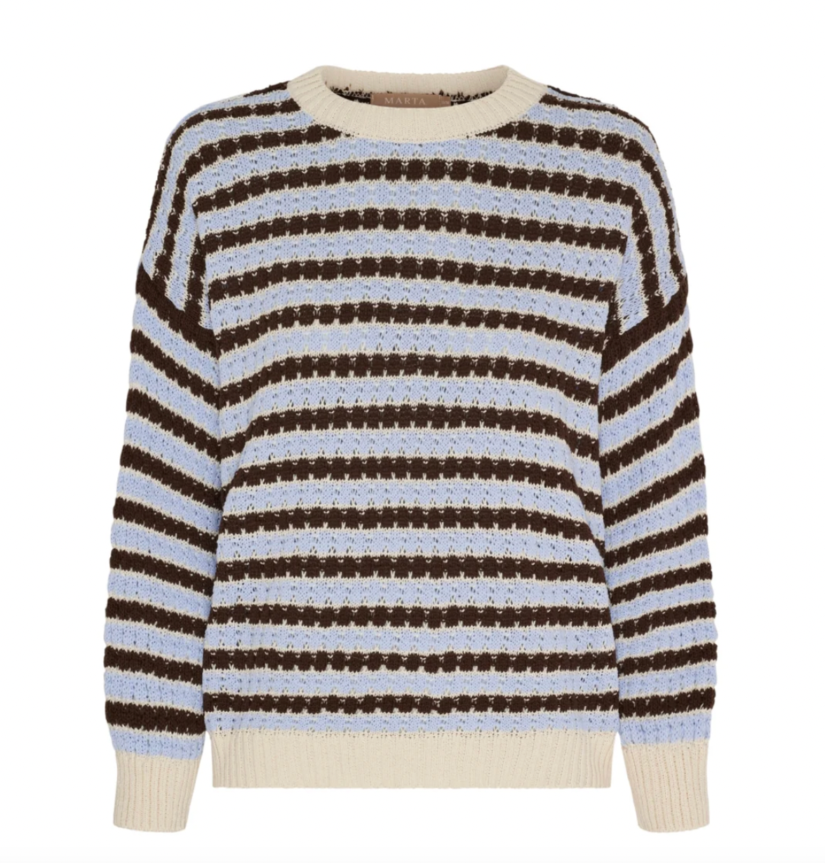 Stickad Nivelle blue