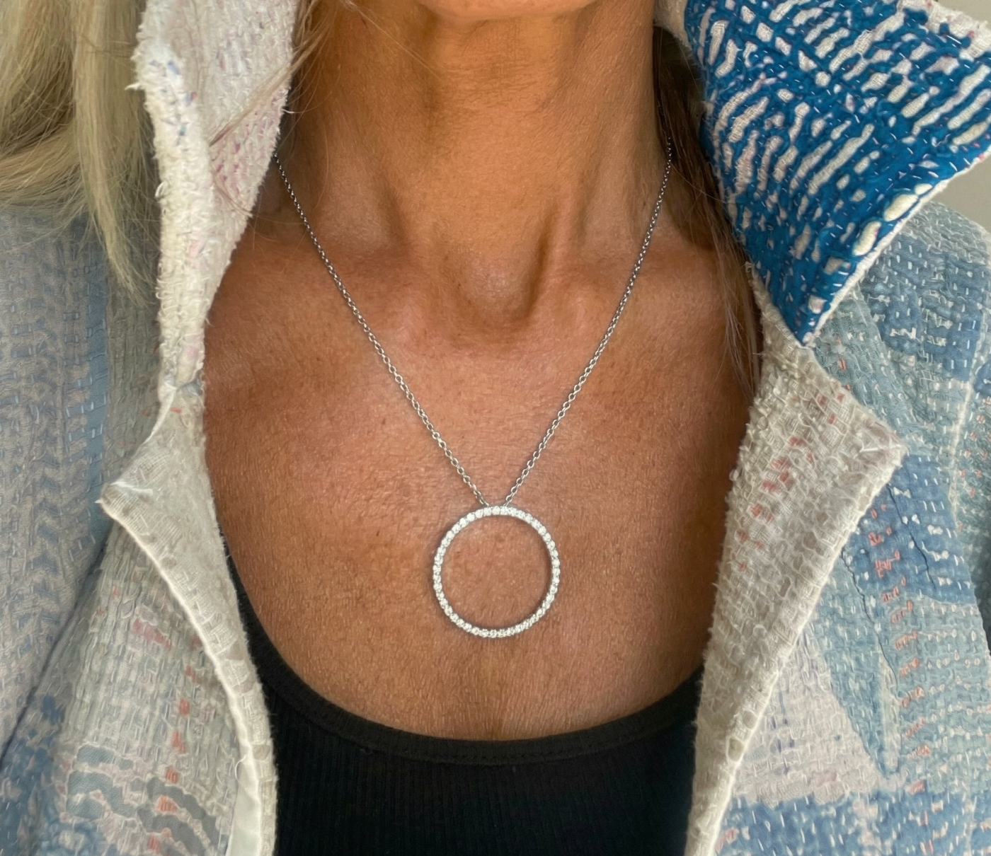 Halsband Kendal - rhodiumbelagt