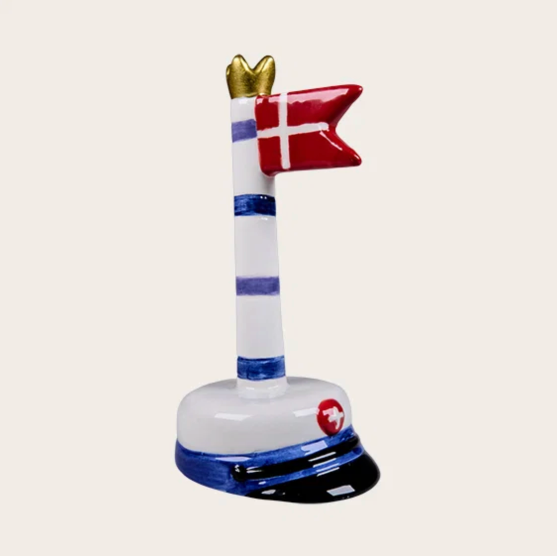 Studentflaggor med ränder 12 cm - Flera färger