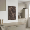 Magnetisk ståltavla 40x60 - Brun marmor