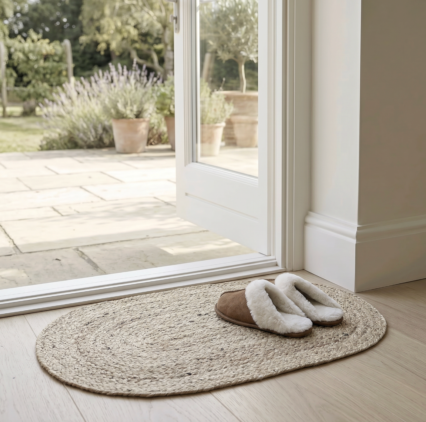 Dörrmatta Jute Oval