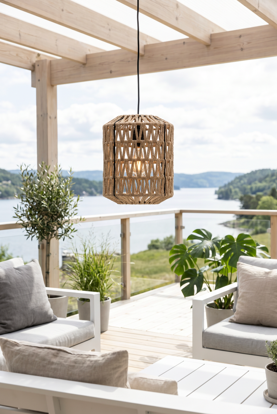 LED-lampa på batterier med timerfunktion