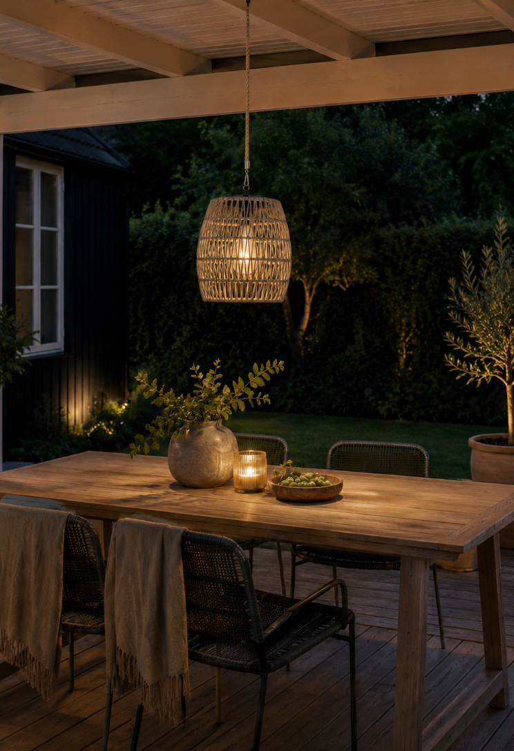 Lampa med solceller - Grey