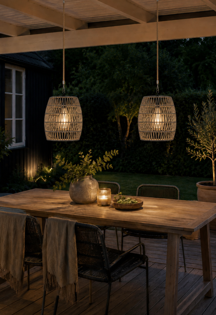 Lampa med solceller - Grey