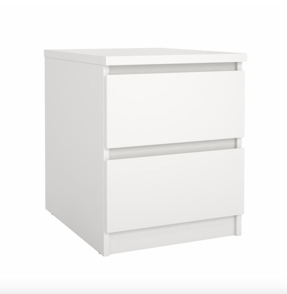 Sängbord - White 2 lådor
