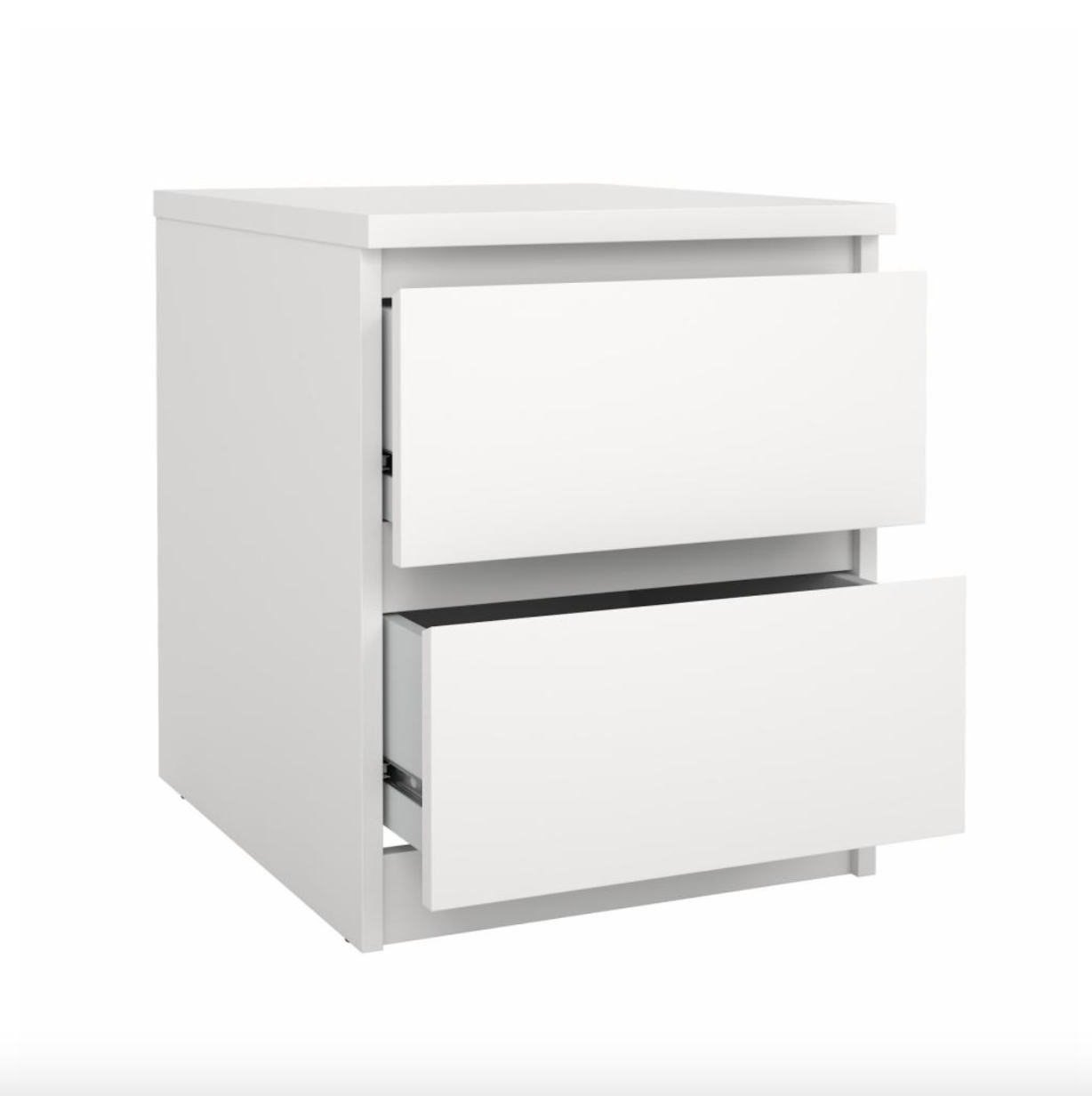 Sängbord - White 2 lådor