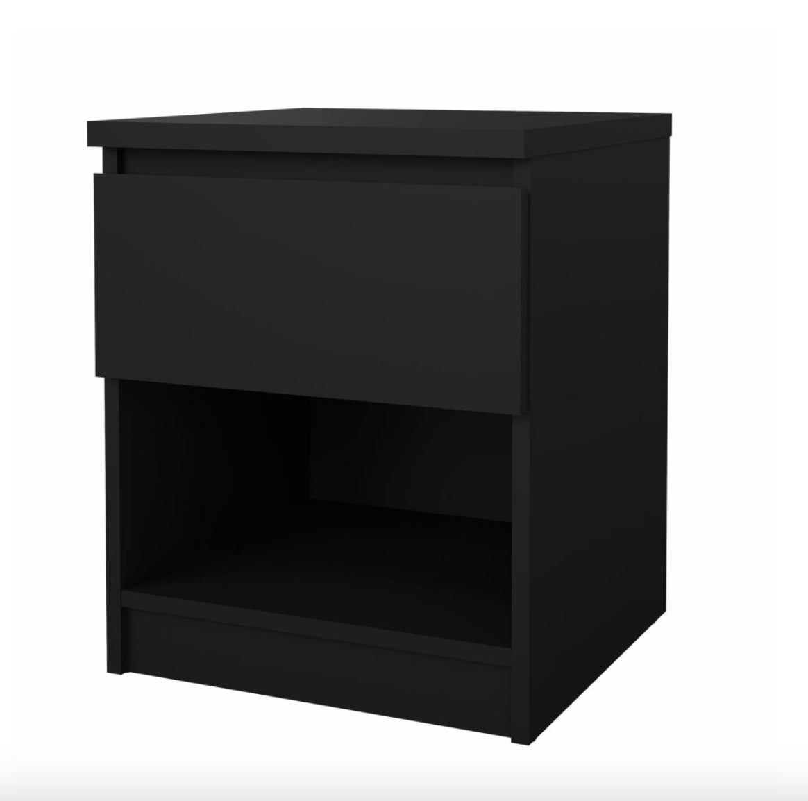 Nattduksbord - Black med 1 låda