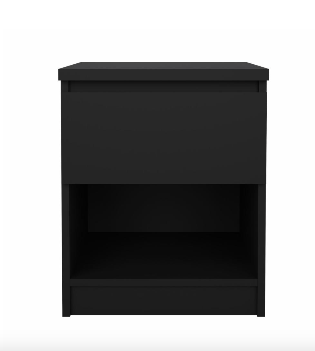 Nattduksbord - Black med 1 låda