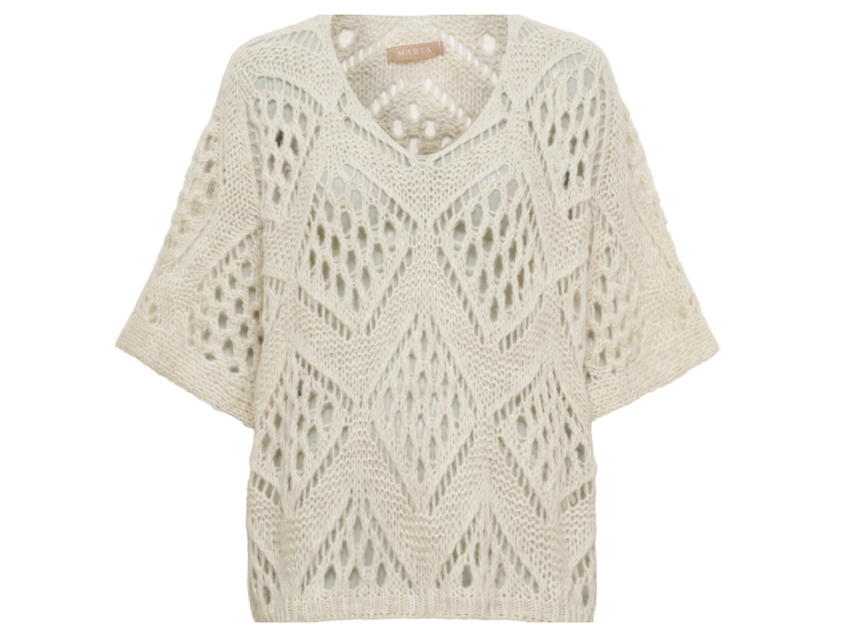 Stickad Nieve - beige