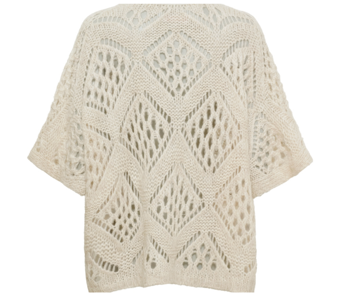 Stickad Nieve - beige